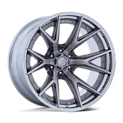 Fuel Off-Road Catalyst FC402 Series Platinum with Chrome Lip Wheels 20x9