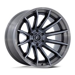 Fuel Off-Road Burn FC403 Series Gloss Black with Tinted Brushed Lip Wheels 20x9