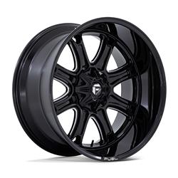 Fuel Off-Road Darkstar Gloss Black Wheels with Milled Accents 22x10