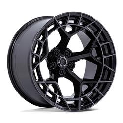 Fuel Off-Road Charger FC873 Gloss Black Wheels with Brushed Dark Tint