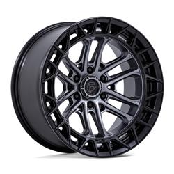 Fuel Off-Road Celsius FC874 Matte Gunmetal Wheels with Matte Black Lip 17x9