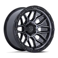 Fuel Off-Road Surge D881 Gloss Black Machined Wheels with Gray Tint Face 17x9