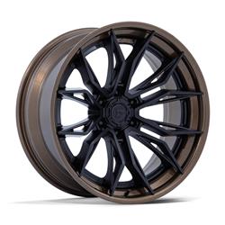 Fuel Off-Road Mutiny FC404 Matte Black Wheels with Gloss Bronze Lip 20x9