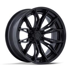Fuel Off-Road Mutiny FC404 Matte Black Wheels with Gloss Black Lip 20x9
