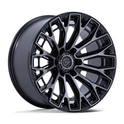 Fuel Off-Road Trax FC882 Gloss Black Wheels with Dark Tint Machined Face 17x9
