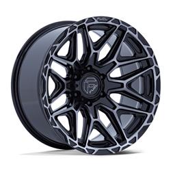 Fuel Off-Road Injector FC885 Gloss Black Wheels with Dark Tint Machined Face 20x9