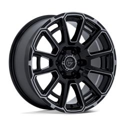 Fuel Off-Road Foxhound FC910 Gloss Black Wheels with Dark Tinted Accents 20x9
