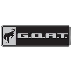 Ford Performance Parts Bronco/Bronco Sport G.O.A.T. Badge Emblems for 2021-2023 BRONCO, BRONCO SPORT - M-1447-GOAT