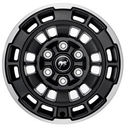 Ford Performance Parts 2021-25 Bronco Matte Black Machined Wheels 17x8.5