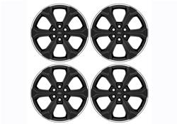 Ford Performance Parts 2024-25 F-150 Black Machine Face Wheel Kits 22x9.5
