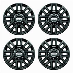 Ford Performance Parts 2024-25 Super Duty Premium Black Painted Wheel Kits 20x8