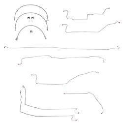 Fine Lines Brake Lines, Direct Fit BLH42