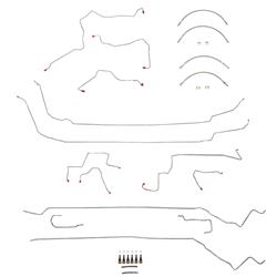 Fine Lines Brake Lines, Direct Fit BLH44