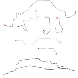 Fine Lines Brake Lines, Direct Fit BLH49