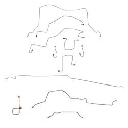 Fine Lines Brake Line Kits CBK0047OM