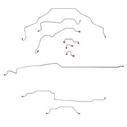 Fine Lines Brake Lines, Direct Fit CBK0133OM