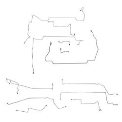 Fine Lines Brake Lines, Direct Fit CBK0135SS