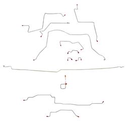 Fine Lines Brake Lines, Direct Fit CBK0140OM