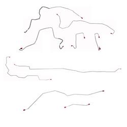 Fine Lines Brake Lines, Direct Fit CBK0159SS
