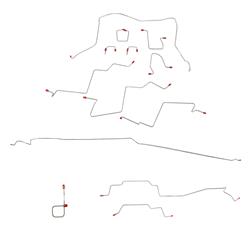 Fine Lines Brake Line Kits CBK0166OM