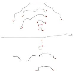 Fine Lines Brake Lines, Direct Fit CBK0178OM