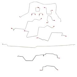 Fine Lines Brake Lines, Direct Fit CBK0197OM