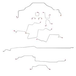 Fine Lines Brake Lines, Direct Fit CBK0198SS