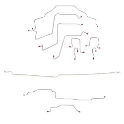 Fine Lines Brake Lines, Direct Fit CBK0203OM
