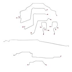 Fine Lines Brake Lines, Direct Fit CBK0204SS