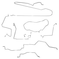 Fine Lines Brake Lines, Direct Fit CBK0211SS