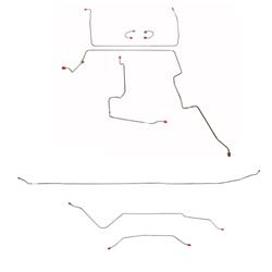 Fine Lines Brake Lines, Direct Fit CBK0326SS