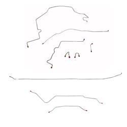 Fine Lines Brake Lines, Direct Fit CBK0332SS