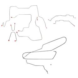 Fine Lines Brake Lines, Direct Fit CBK0346SS