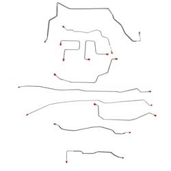 Fine Lines Brake Lines, Direct Fit CBK0355SS
