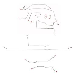 Fine Lines Brake Lines, Direct Fit CBK0362SS