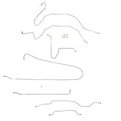Fine Lines Brake Lines, Direct Fit CBK0366SS