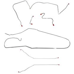 Fine Lines Brake Lines, Direct Fit CBK0439SS