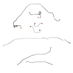 Fine Lines Brake Lines, Direct Fit CBK0491SS