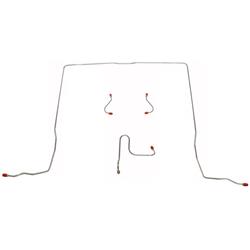 Fine Lines Brake Line Kits for 1965-1966 CHEVY II - XKT6501SS