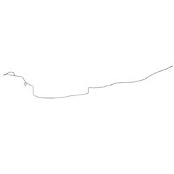 Fine Lines Fuel Lines for 1967-1968 BARRACUDA, VALIANT - YGL6702OM