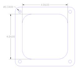 Flatout Gaskets Carburetor Base Plate Gaskets 1003.3