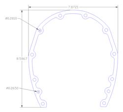 Flatout Gaskets Timing Cover Gaskets 1009