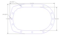 Flatout Gaskets Supercharger Nose Drive Gaskets 1036