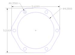 Flatout Gaskets Supercharger Nose Drive Gaskets 1037