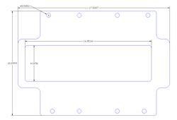 Flatout Gaskets Supercharger to Manifold Gaskets 1040