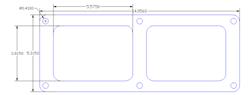 Flatout Gaskets Carburetor Base Plate Gaskets 1045