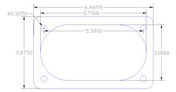 Flatout Gaskets Carburetor Base Plate Gaskets 1046