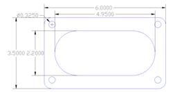Flatout Gaskets Carburetor Base Plate Gaskets 1047