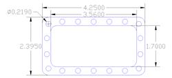 Flatout Gaskets Burst Panel Gaskets 1061