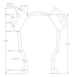 Flatout Gaskets Timing Cover Gaskets 1062